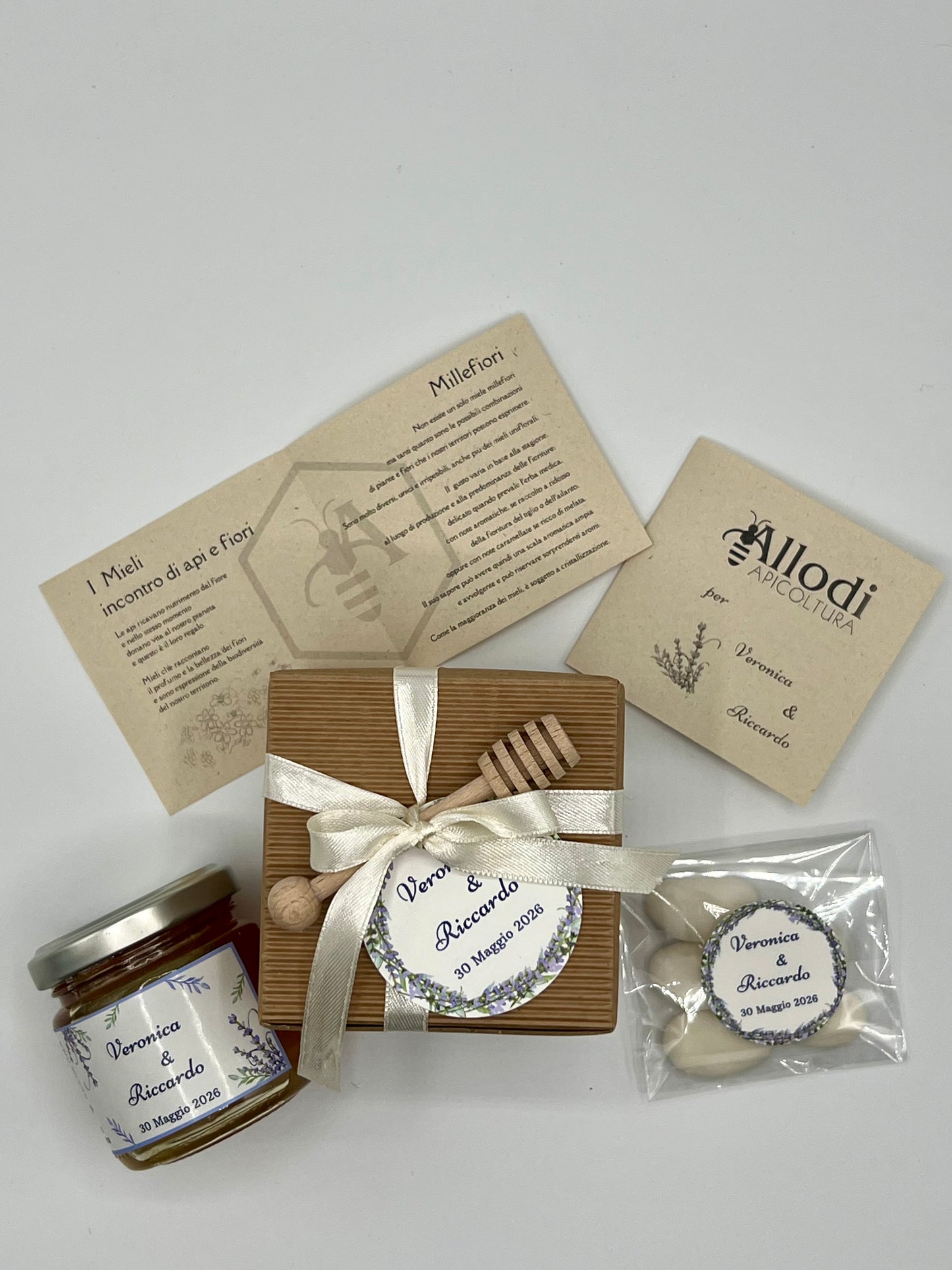 Bomboniera con Miele - Confetti - Spargimiele
