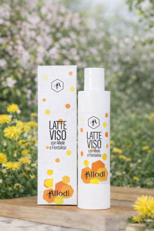 Latte Viso al Miele e Fiordaliso